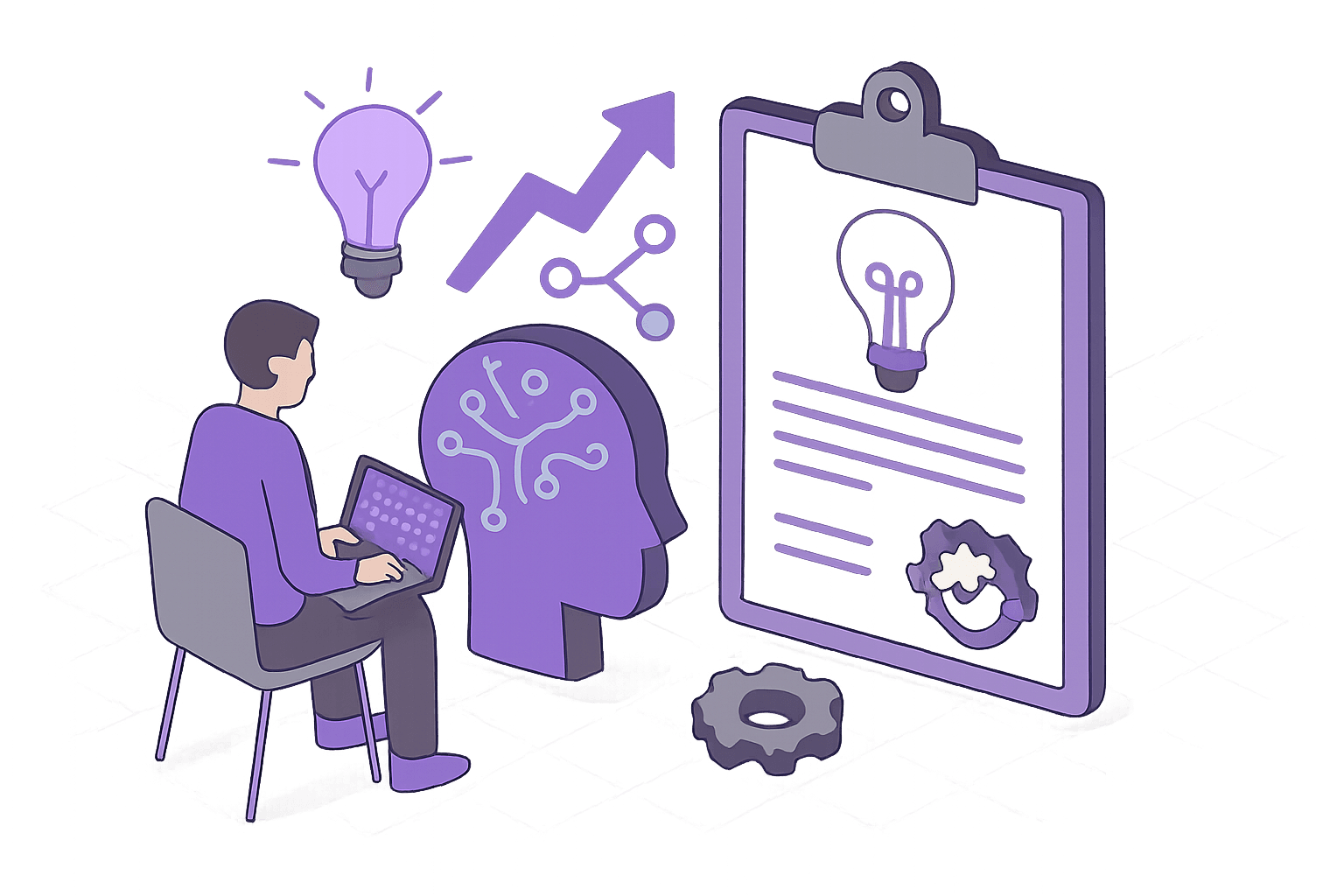 Laptop with colorful lighting