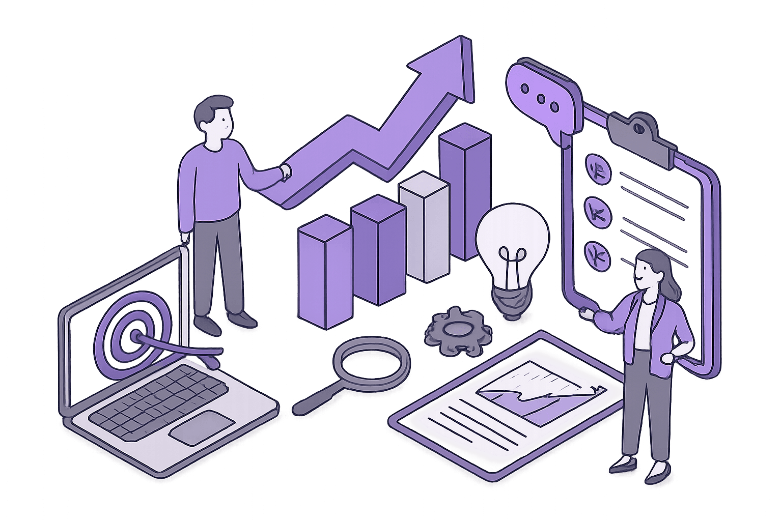 Laptop with colorful lighting